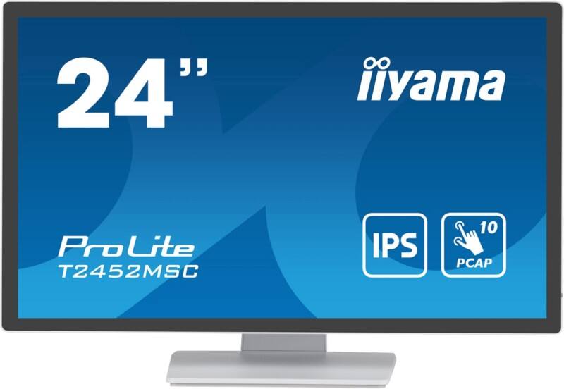 iiyama Touch 60.5 cm (23.8") IPS Monitor T2452MSC-W1 White