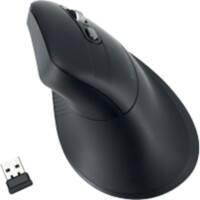 Kensington EQ Pro Fit Ergo MY630 Wireless Rechargeable Vertical Mouse K72482WW Optical For Right-Handed Users Bluetooth/USB-A Nano Receiver Black