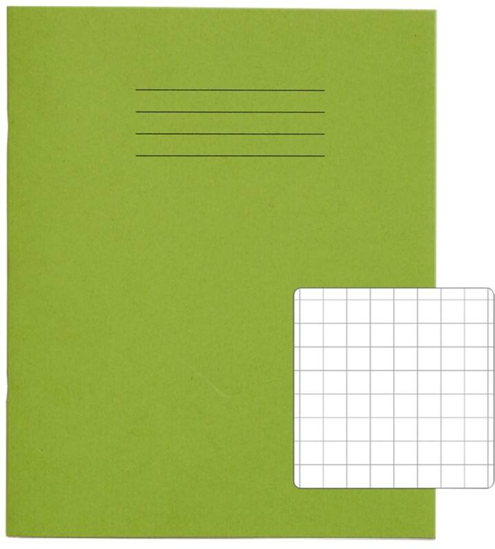 Rhino Exercise Book Squared Stapled Side Bound Manila Soft Cover White 32 Pages Pack of 100