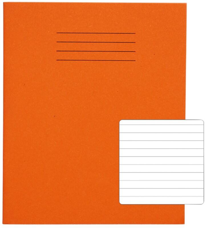 Rhino Exercise Book Ruled Stapled Side Bound Manila Soft Cover White 48 Pages Pack of 100