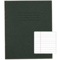 Rhino Exercise Book 200 x 165mm Ruled 8 mm Stapled Side Bound Manila Soft Cover Green Not perforated 48 Pages Pack of 100