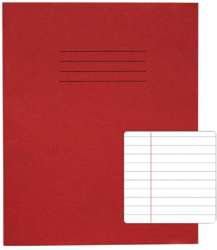 Rhino Exercise Book Ruled Stapled Side Bound Manila Soft Cover White 48 Pages Pack of 100