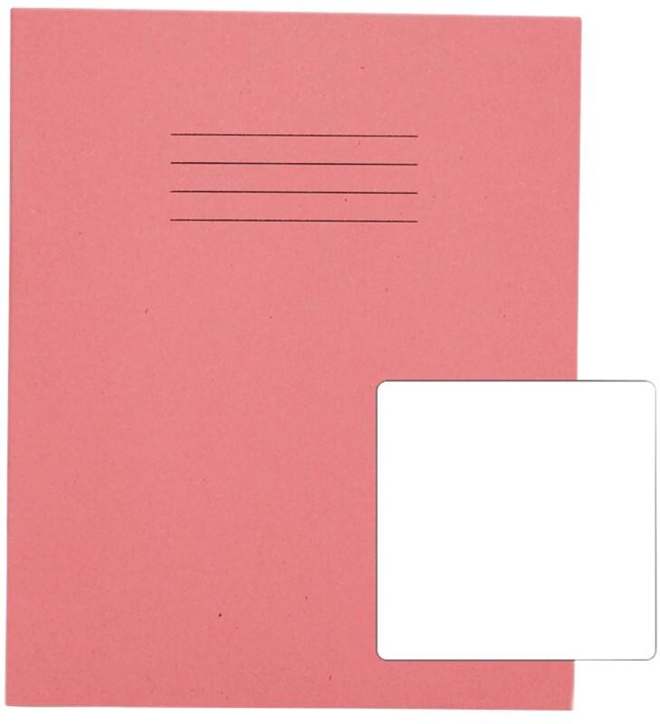 Rhino Exercise Book Plain Stapled Side Bound Manila Soft Cover White 48 Pages Pack of 100