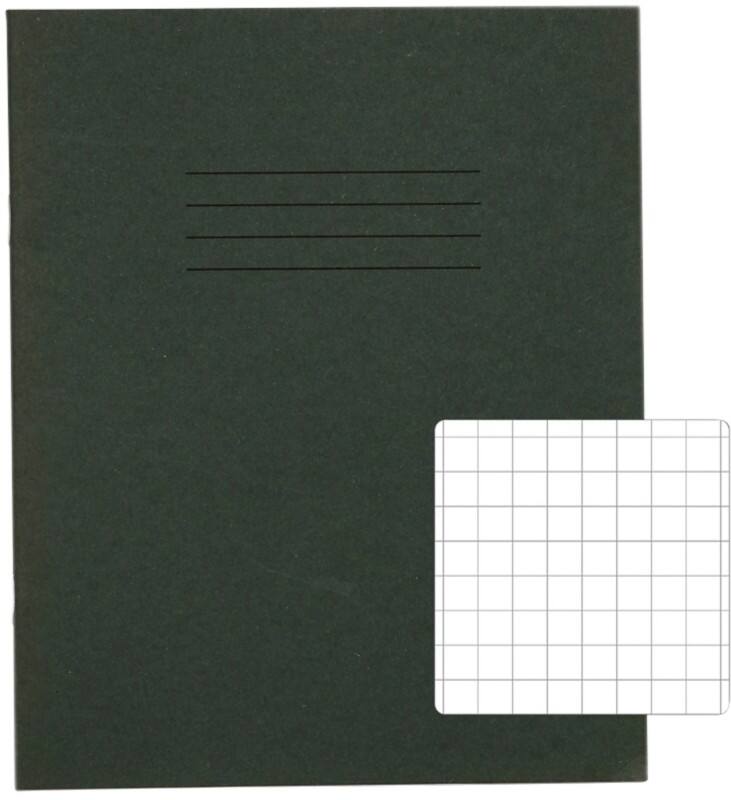 Rhino Exercise Book Squared Stapled Side Bound Manila Soft Cover White 48 Pages Pack of 100