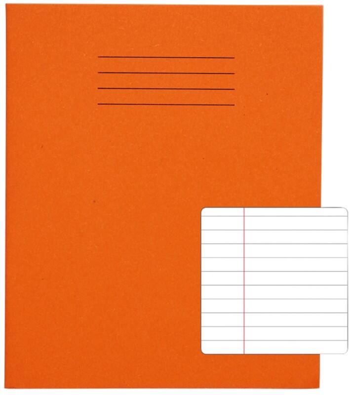 Rhino Exercise Book Ruled Stapled Side Bound Manila Soft Cover White 48 Pages Pack of 100