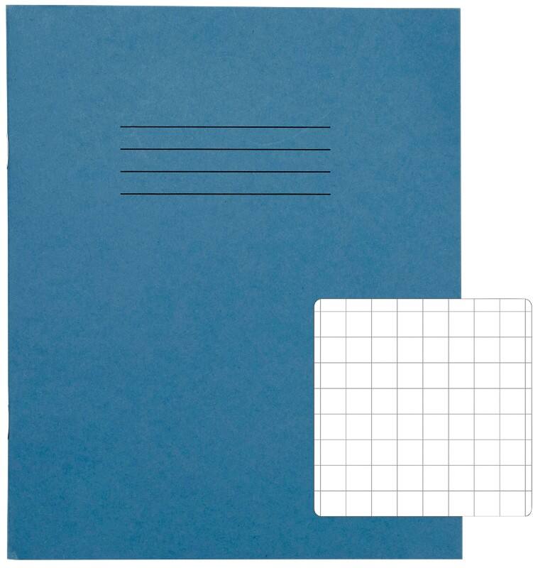 Rhino Exercise Book Squared Stapled Side Bound Manila Soft Cover White 48 Pages Pack of 100