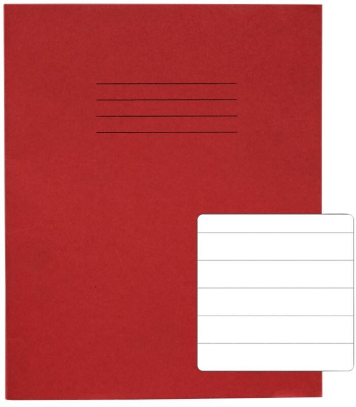 Rhino Exercise Book Ruled Stapled Side Bound Manila Soft Cover White 48 Pages Pack of 100