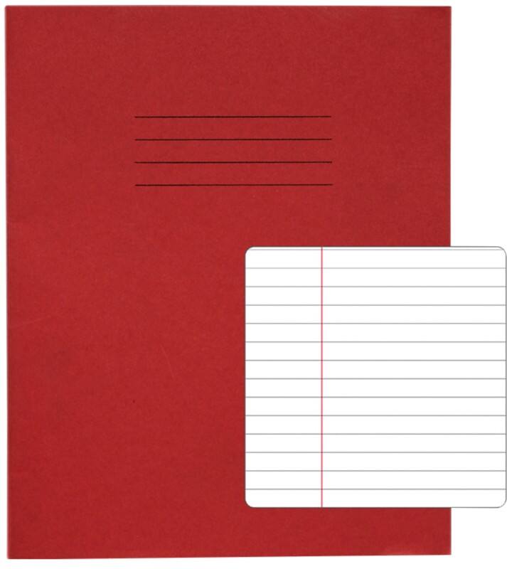 Rhino Exercise Book Ruled Stapled Side Bound Manila Soft Cover White 48 Pages Pack of 100
