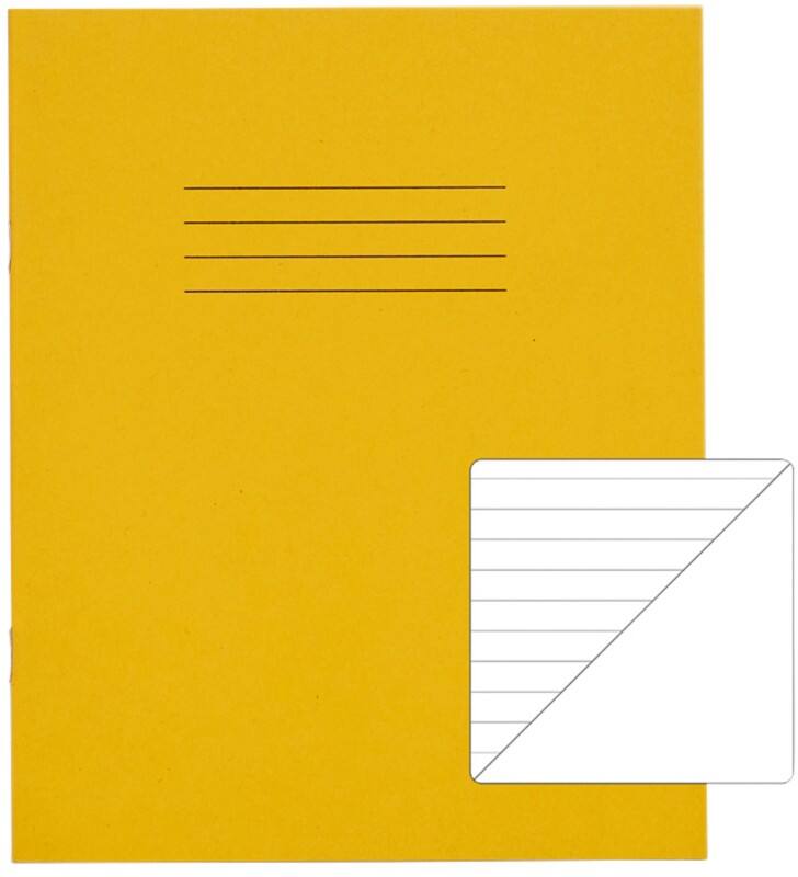 Rhino Exercise Book Ruled Stapled Side Bound Manila Soft Cover White 48 Pages Pack of 100