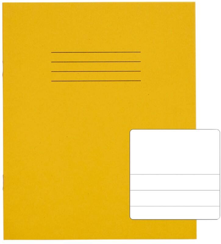 Rhino Exercise Book Ruled Stapled Side Bound Manila Soft Cover White 48 Pages Pack of 100