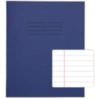 Rhino Exercise Book 200 x 165mm Ruled 12 mm Stapled Side Bound Manila Soft Cover Blue Not perforated 48 Pages Pack of 100