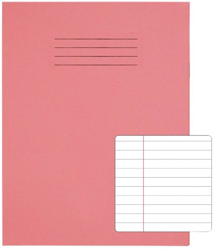 Rhino Exercise Book Ruled Stapled Side Bound Manila Soft Cover White 48 Pages Pack of 100