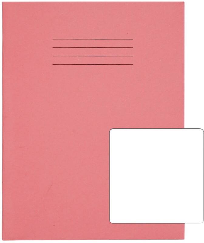 Rhino Exercise Book Plain Stapled Side Bound Manila Soft Cover White 48 Pages Pack of 100