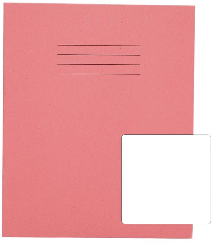 Rhino Exercise Book Plain Stapled Side Bound Manila Soft Cover White 80 Pages Pack of 100