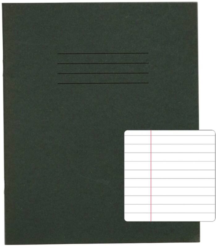 Rhino Exercise Book Ruled Stapled Side Bound Manila Soft Cover White 80 Pages Pack of 100