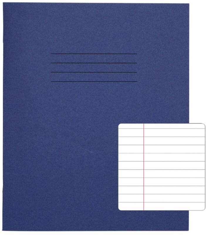 Rhino Exercise Book Ruled Stapled Side Bound Manila Soft Cover White 80 Pages Pack of 100