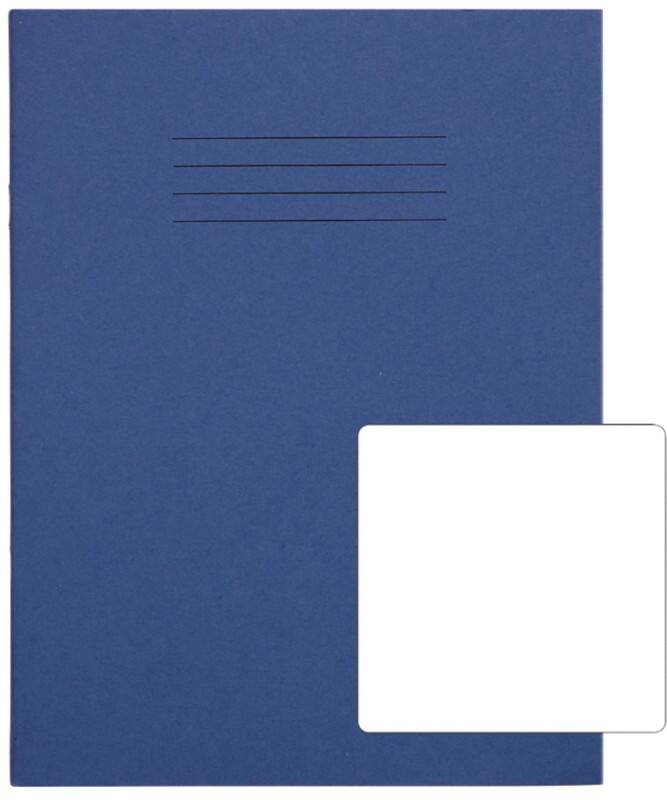 Rhino Exercise Book Plain Stapled Side Bound Manila Soft Cover White 80 Pages Pack of 100