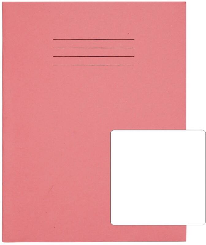 Rhino Exercise Book Plain Stapled Side Bound Manila Soft Cover White 80 Pages Pack of 100