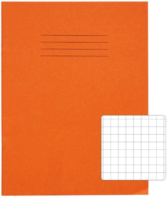 Rhino Exercise Book Squared Stapled Side Bound Manila Soft Cover White 80 Pages Pack of 100