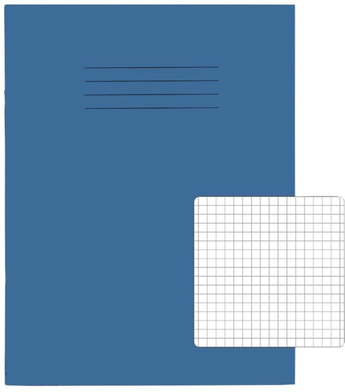 Rhino Exercise Book Squared Stapled Side Bound Manila Soft Cover White 80 Pages Pack of 100