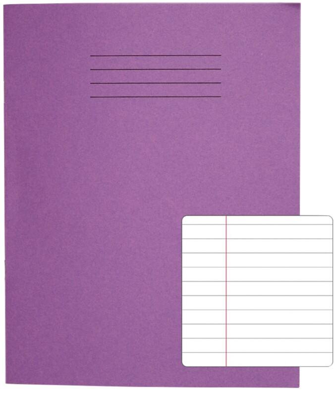 Rhino Exercise Book Ruled Stapled Side Bound Manila Soft Cover White 80 Pages Pack of 100