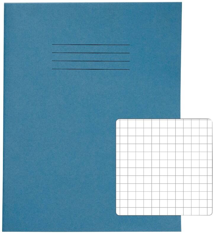 Rhino Exercise Book Squared Stapled Side Bound Manila Soft Cover White 80 Pages Pack of 100