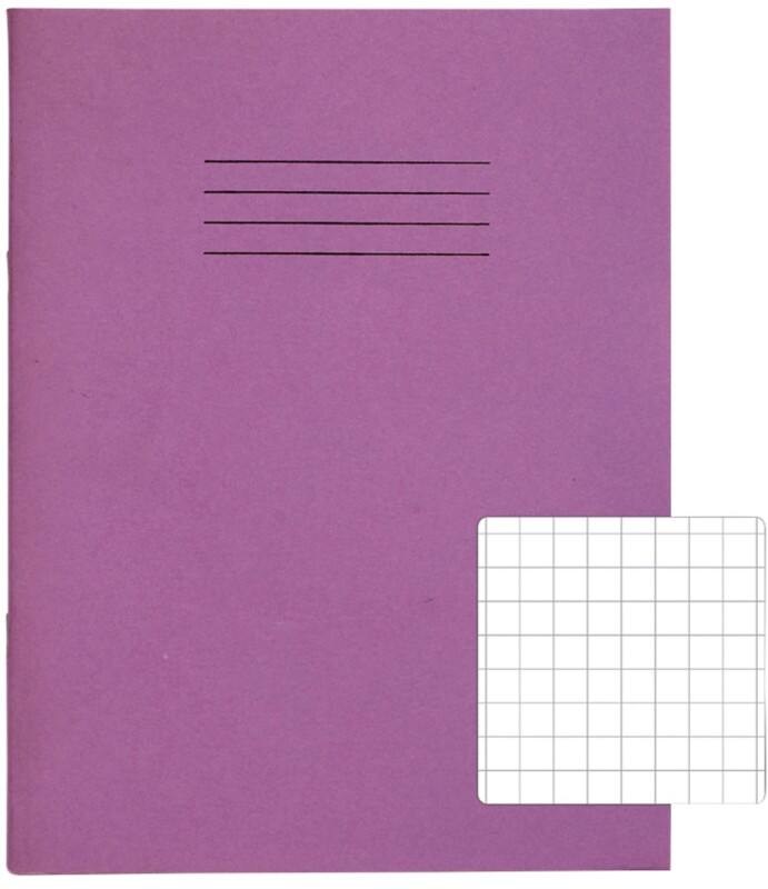 Rhino Exercise Book Squared Stapled Side Bound Manila Soft Cover White 80 Pages Pack of 100