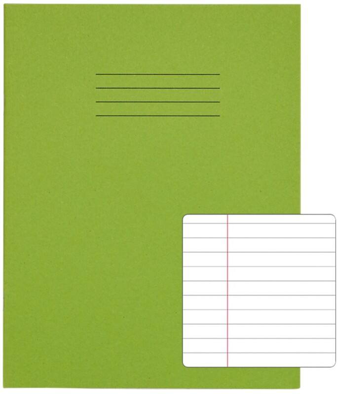 Rhino Exercise Book Ruled Stapled Side Bound Manila Soft Cover White 80 Pages Pack of 100
