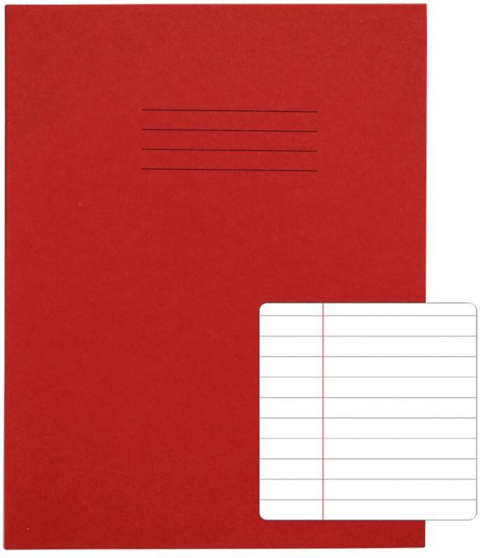 Rhino Exercise Book Ruled Stapled Side Bound Manila Soft Cover White 64 Pages Pack of 100