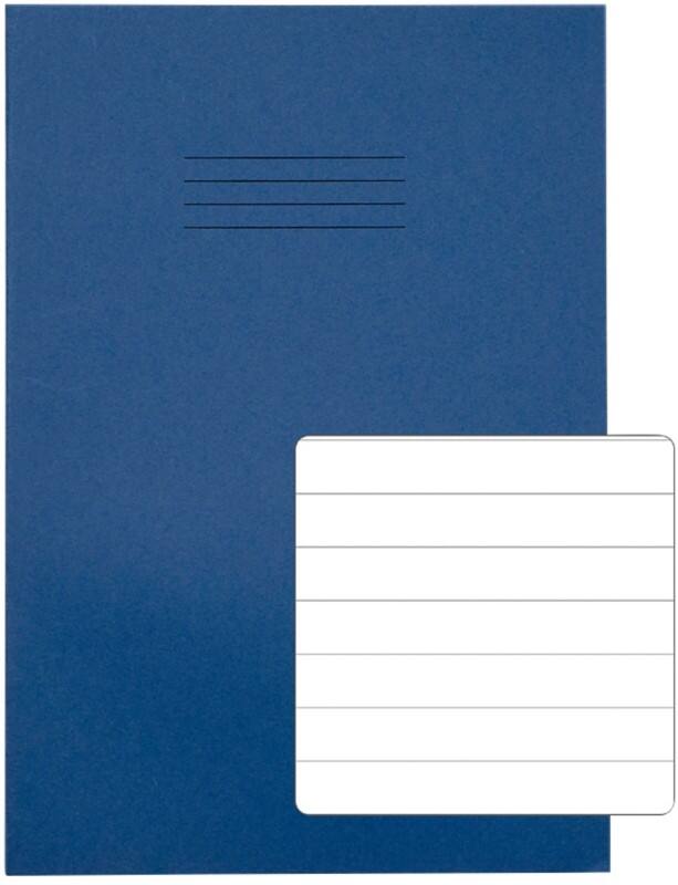 Rhino Exercise Book A4 Ruled Stapled Side Bound Manila Soft Cover White 48 Pages Pack of 100