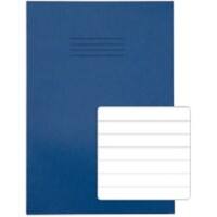 Rhino Exercise Book A4 Ruled 12 mm Stapled Side Bound Manila Soft Cover Blue Not perforated 48 Pages Pack of 100