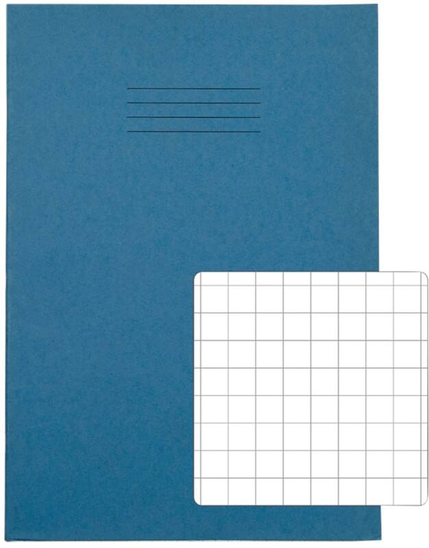 Rhino Exercise Book A4 Squared Stapled Side Bound Manila Soft Cover White 48 Pages Pack of 100