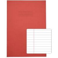Rhino Exercise Book A4 Ruled Stapled Side Bound Manila Soft Cover White 48 Pages Pack of 100