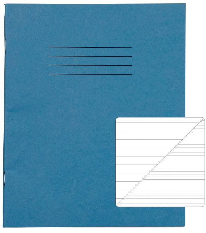 Rhino Exercise Book Ruled Stapled Side Bound Manila Soft Cover White 48 Pages Pack of 100