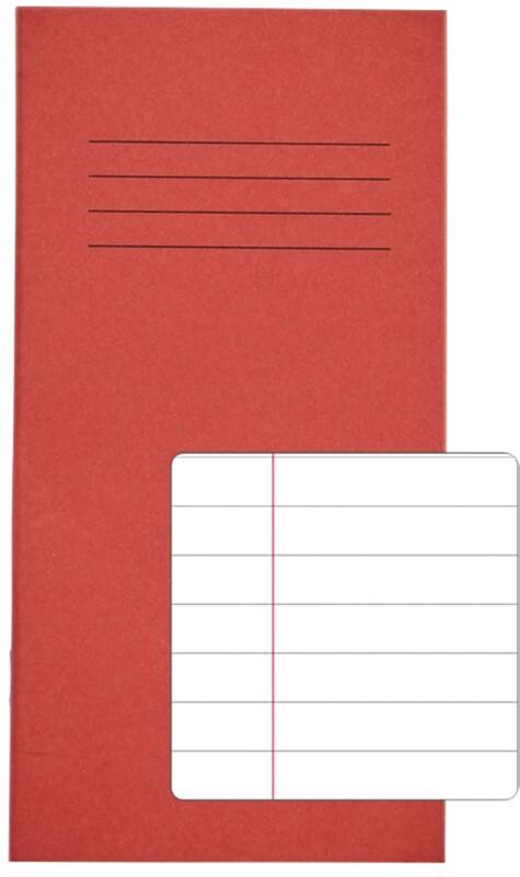 Rhino Exercise Book Ruled Stapled Side Bound Manila Soft Cover White 32 Pages Pack of 100