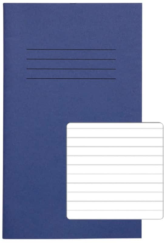 Rhino Exercise Book Ruled Stapled Side Bound Manila Soft Cover White 80 Pages Pack of 100