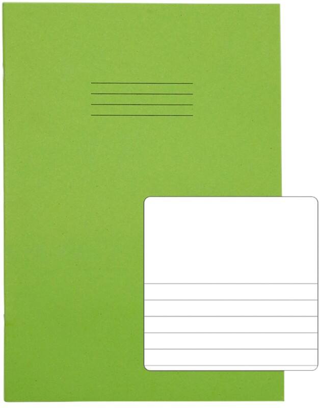 Rhino Exercise Book A4 Ruled Stapled Side Bound Manila Soft Cover White 32 Pages Pack of 100