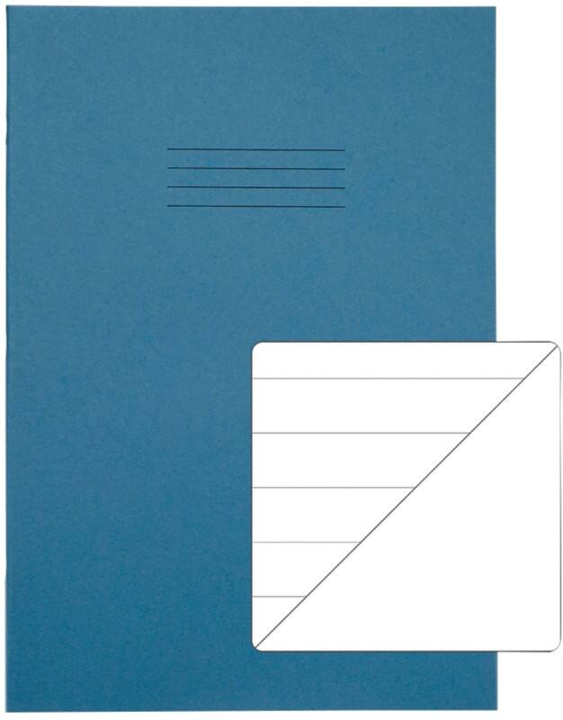 Rhino Exercise Book A4 Ruled Stapled Side Bound Manila Soft Cover White 32 Pages Pack of 100