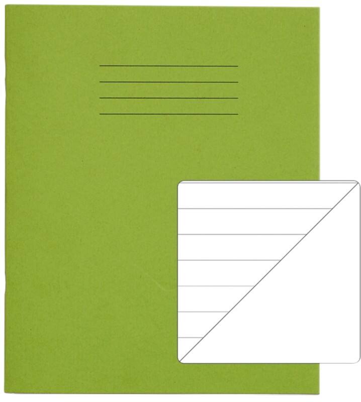 Rhino Exercise Book Ruled Stapled Side Bound Manila Soft Cover White 32 Pages Pack of 100
