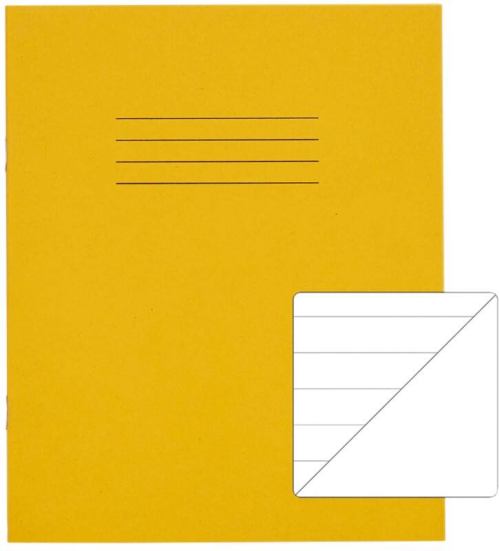 Rhino Exercise Book Ruled Stapled Side Bound Manila Soft Cover White 32 Pages Pack of 100