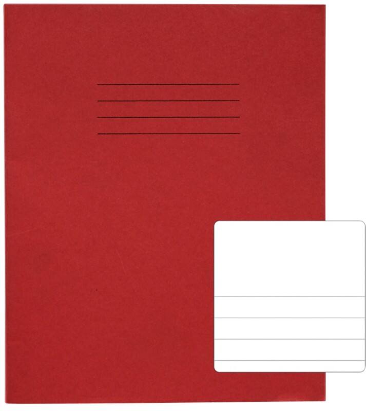 Rhino Exercise Book Ruled Stapled Side Bound Manila Soft Cover White 32 Pages Pack of 100