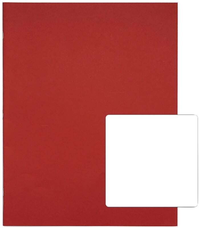 Rhino Exercise Book Plain Stapled Side Bound Manila Soft Cover White 40 Pages Pack of 30