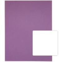 Rhino Exercise Book 443 x 340mm Blank Stapled Side Bound Manila Soft Cover Purple Not perforated 40 Pages Pack of 30