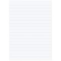 Rhino Exercise Book A4 Ruled Stapled Side Bound Manila Soft Cover White Pack of 5