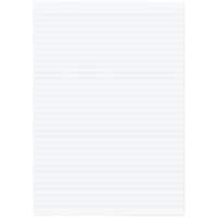 Rhino Exercise Book A4 Ruled Stapled Side Bound Manila Soft Cover White Pack of 5