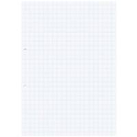 Rhino Exercise Book A4 Squared 10 mm Stapled Side Bound Manila Soft Cover Not perforated Pack of 5