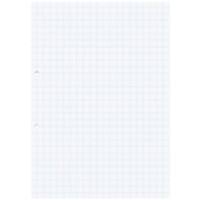 Rhino Exercise Book A4 Squared Stapled Side Bound Manila Soft Cover White Pack of 5