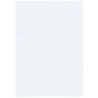 Rhino Exercise Book A4 Squared Stapled Side Bound Manila Soft Cover White Pack of 5