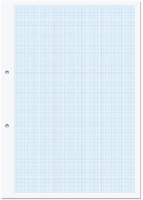 Rhino Exercise Book A4 Graph Stapled Side Bound Manila Soft Cover White Pack of 5