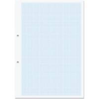 Rhino Exercise Book A4 Graph Stapled Side Bound Manila Soft Cover White Pack of 5